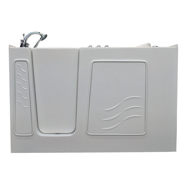 Therapeutic Tubs Tucson 60'' x 30'' Walkin Air Fiberglass Bathtub with